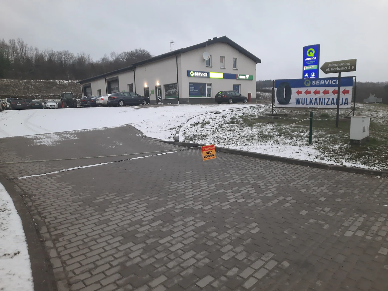 Dojazd do Auto Serwis Janczyk zimą